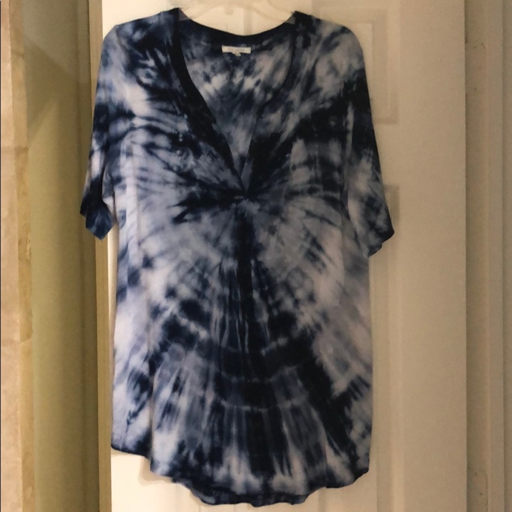 Tye dye short sleeve tunic